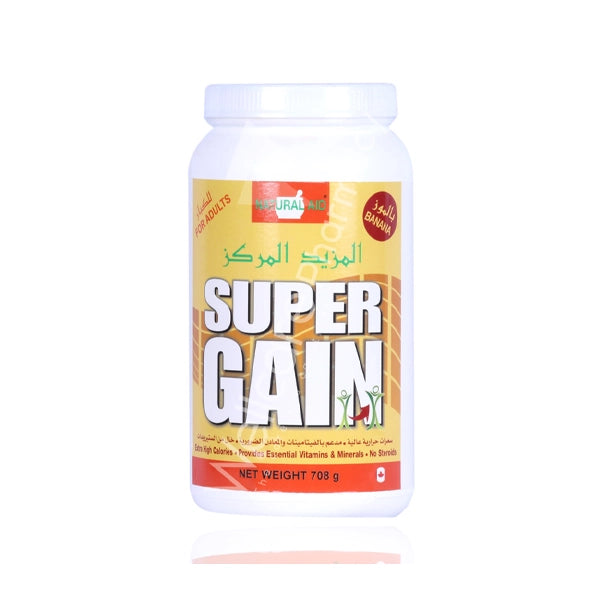 Natural Aid Super Gain Banana 708g - Nutritional Shake - Natural Aid