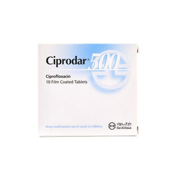Ciprodar 500mg Tab 10's
