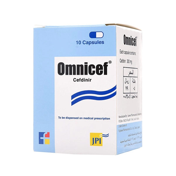 Omnicef 300mg Capsules 10's