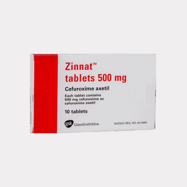 Zinnat 500mg Tablets 10's