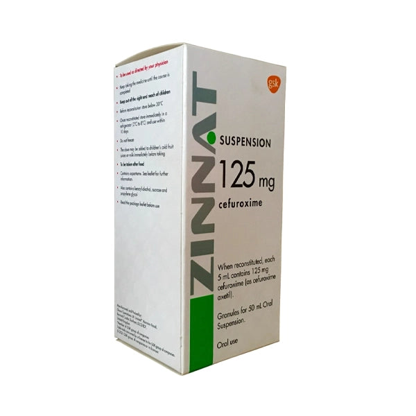 Zinnat 125mg Suspension 50ml