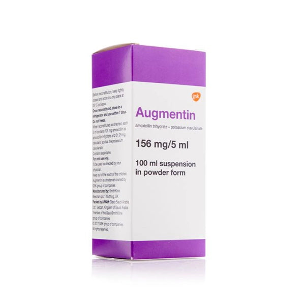Augmentin 156mg Suspension 100ml
