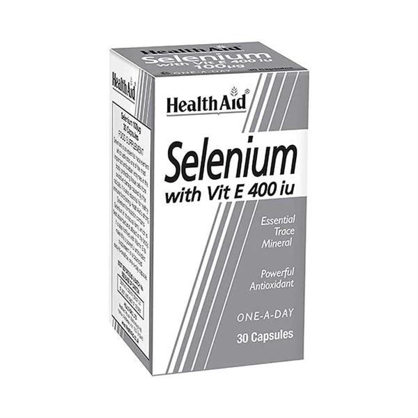 Health Aid Selenium + Vit. E 400 Cap 30s