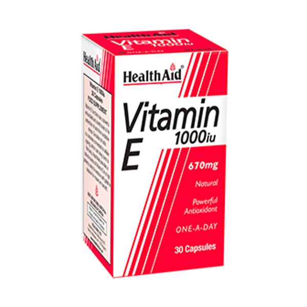 Health Aid Vitamin E 1000iu Cap 30s