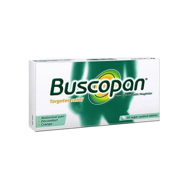 Buscopan 10mg 20 Tablets