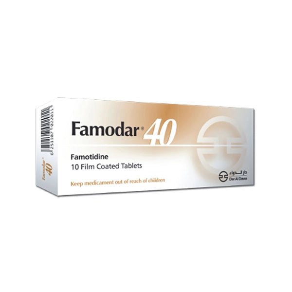 Famodar 40mg Tablets 10's