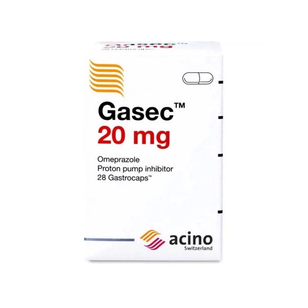 Gasec 20mg Cap 28's