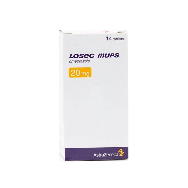 Losec Mups 20mg Tablets 14's