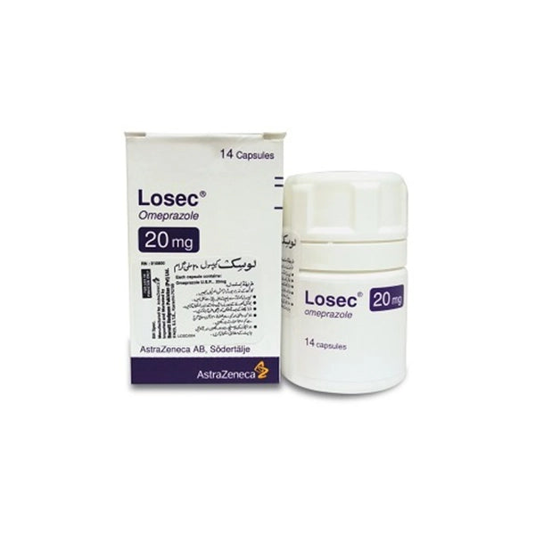 Losec 20mg Capsules 14's