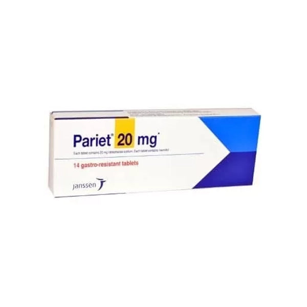 Pariet 20mg Tablets 14's
