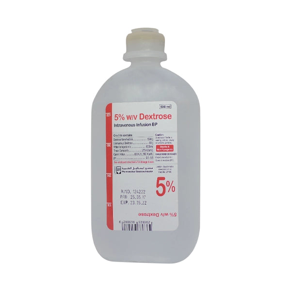 Dextrose 5%w/v 500ml