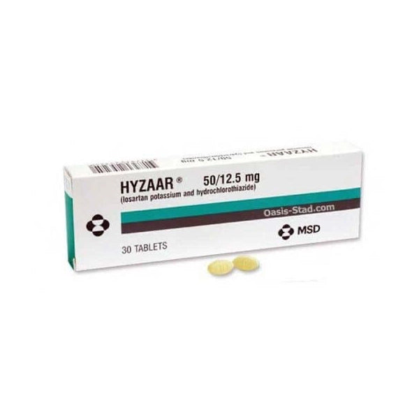 Hyzaar 50/12.5mg Tab 30's