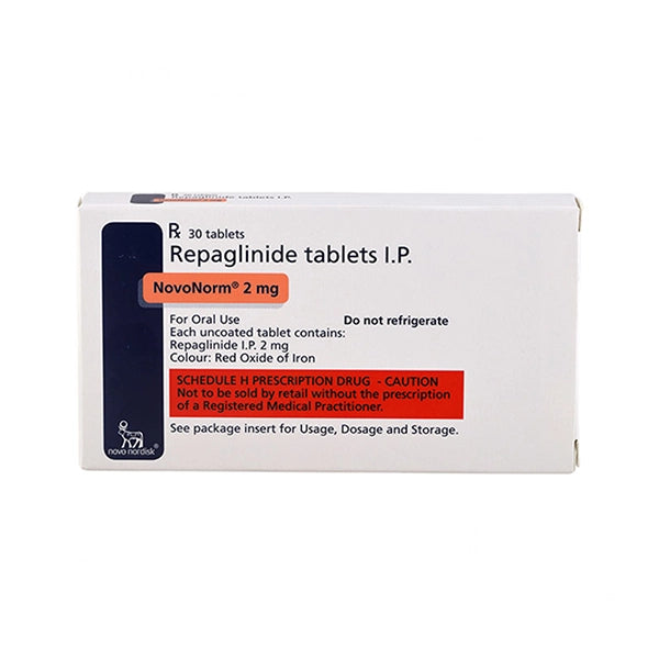 Novonorm 2mg Tablets 30's