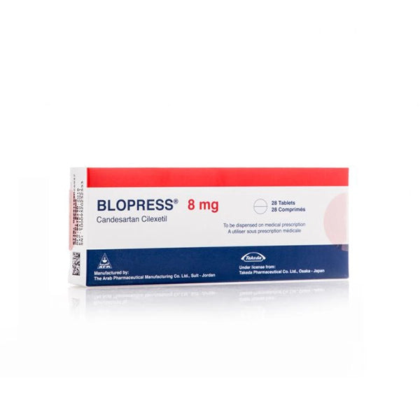 Blopress 8mg Tablets 28's