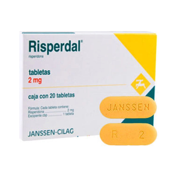 Risperdal 2mg Tab 20's