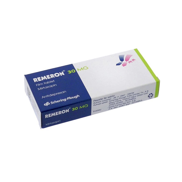 Remeron 30mg Tab 30's