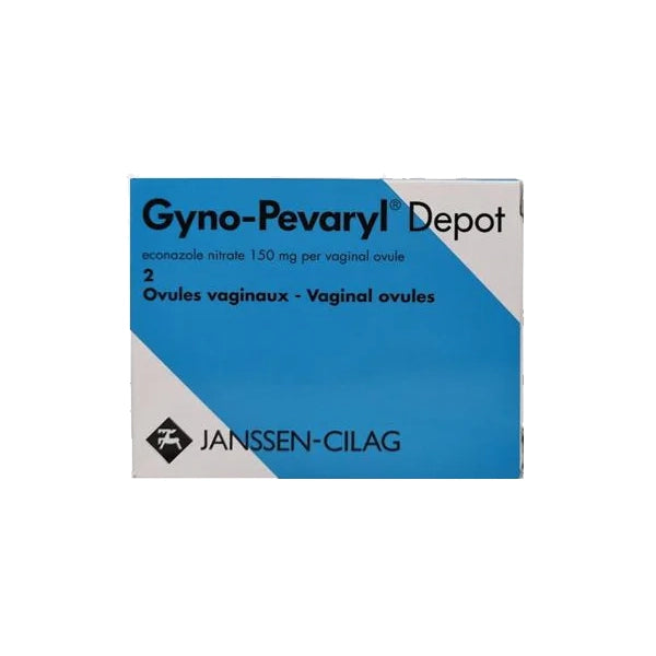 Cilag Gyno Pevaryl Depot 150mg Vaginal Suppositries 2's