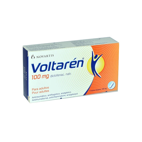 Voltaren  100 Gm Supp 5 Pcs