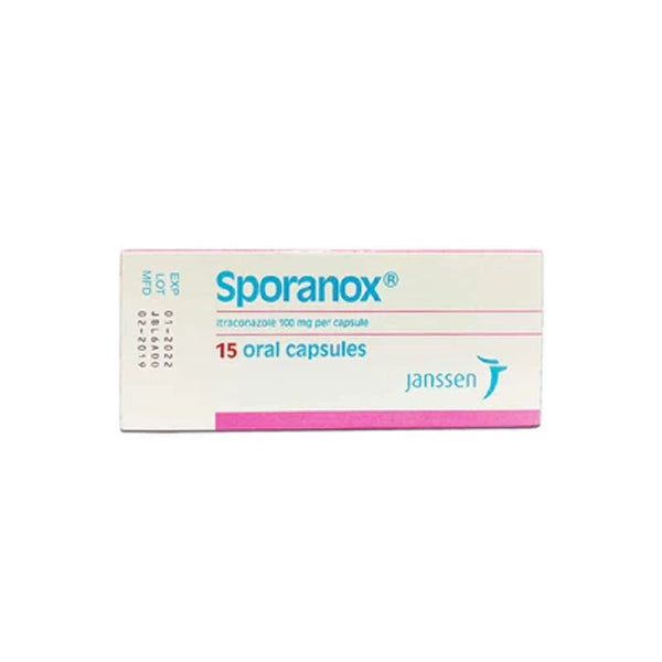 Sporanox 100mg Capsules 15's