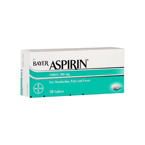 Aspirin 300mg Tablets 30's