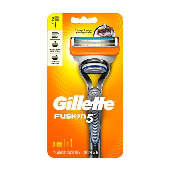 Gillette Fusion Razor With 2 Cartridges