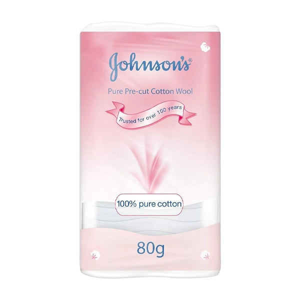 Johnson's Cosmetic Cotton Wool 80g