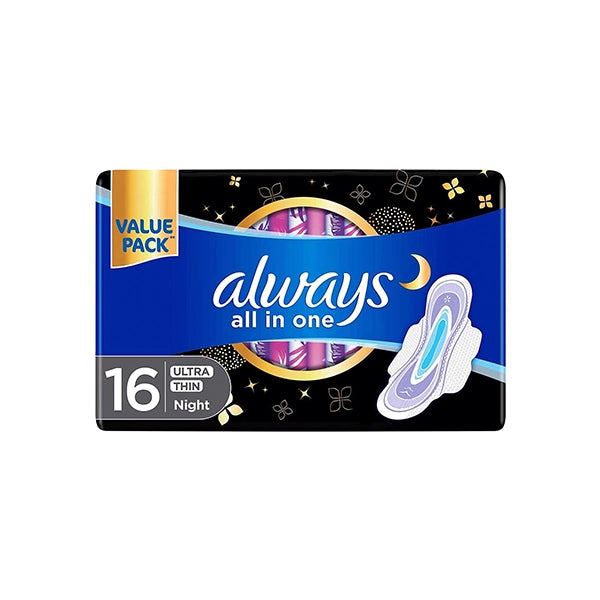 Always Ultra Nw Xl Night Pads Vp 8x16's 