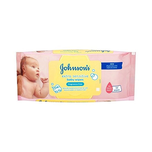 Johnson's Extra Sensitive Wipes On The Go 20's