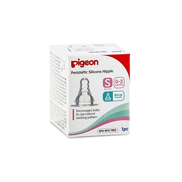 Pigeon Silicon Nipples 0-3 S  3 Pcs