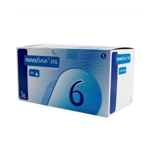 Novofine 31g 0.25x6mm 100's