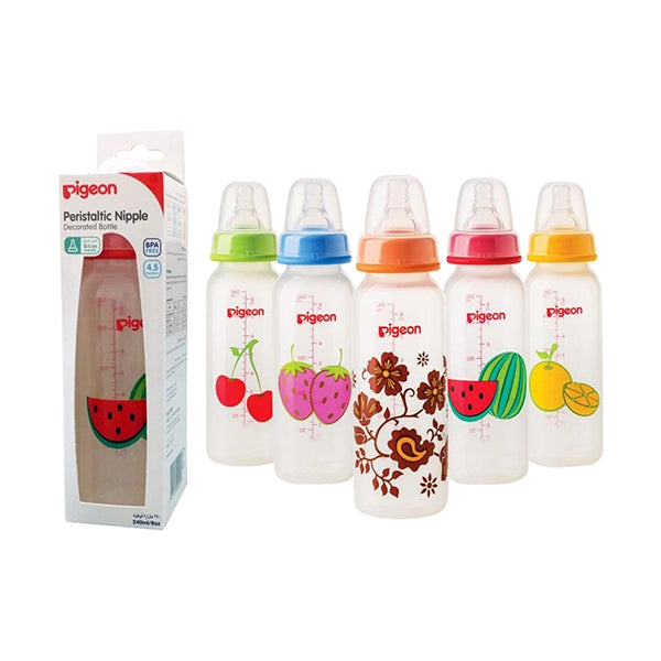 Pigeon Plastic Bottle 4+ M  240 Ml