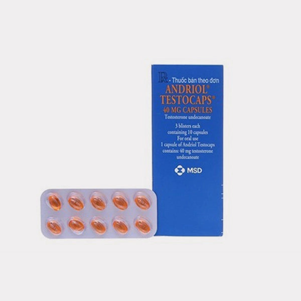 Andriol 40mg Capsules 30's