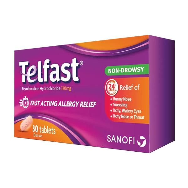 Telfast 120mg Tablets 15's