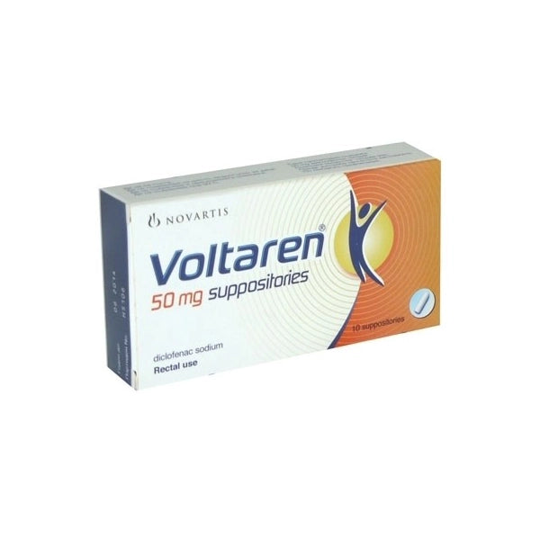 Voltaren 50mg Supp 10s