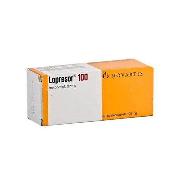 Lopresor 100mg Tablets 40's