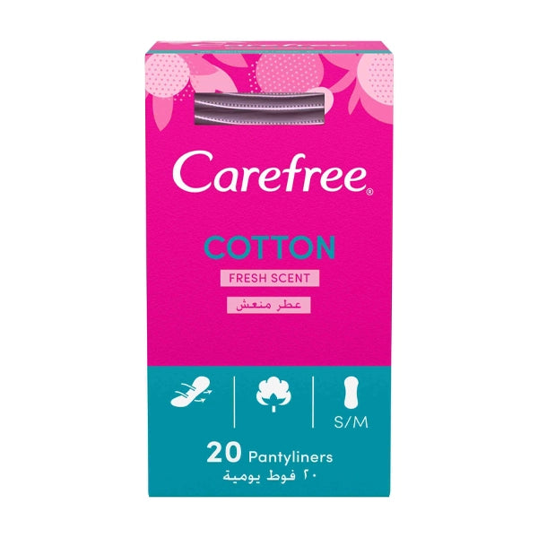 Carefree Cotton Feel Fresh Scent 20 Pantyliners
