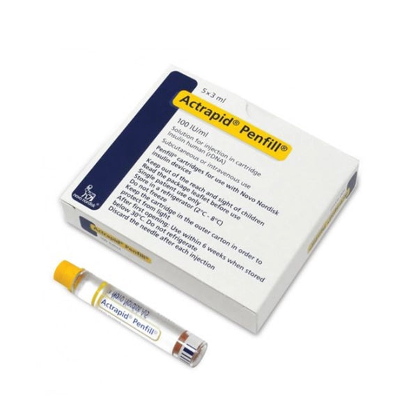 Actrapid Hm Penfill 100iu/ml 5 X3ml