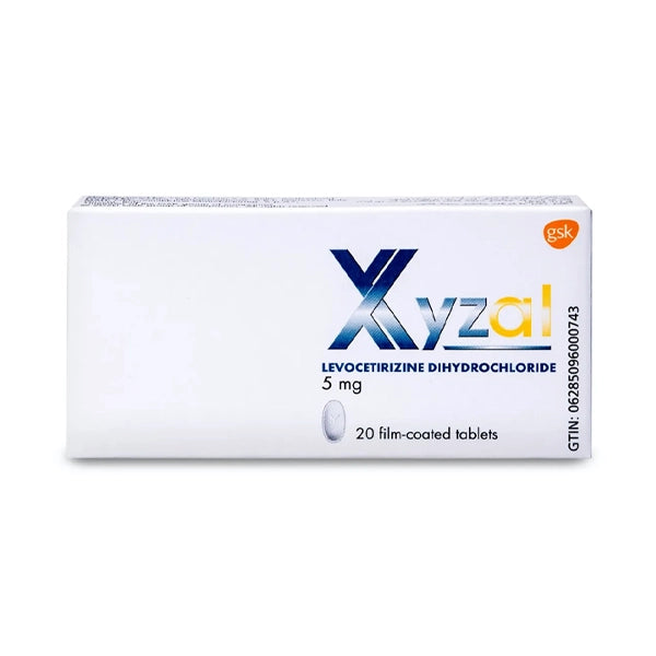 Xyzal 5mg Tablets 30's