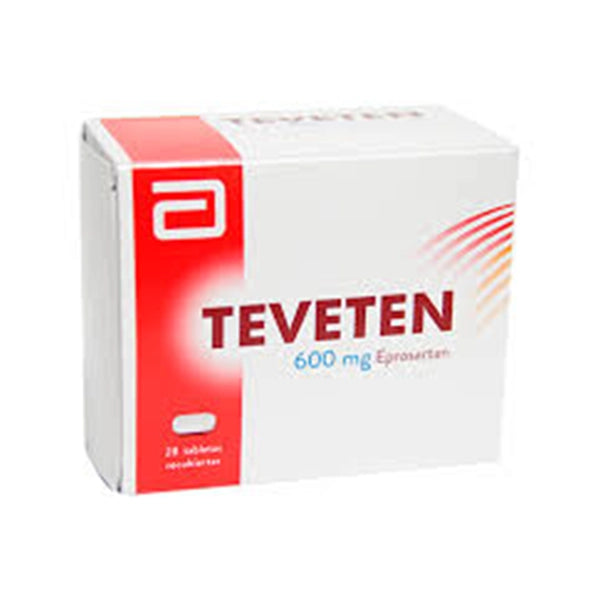 Teveten 600mg Tablets 28's