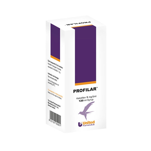 profilar syrup 120ml - cough relief - United pharmaceuticals