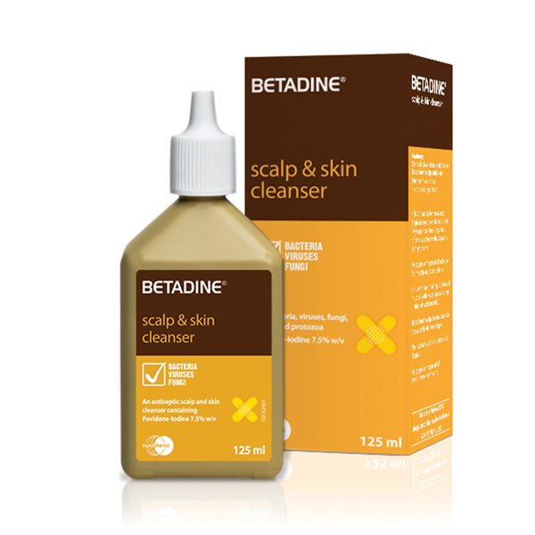 Betadine Scalp &amp; Skin Cleanser 125ml