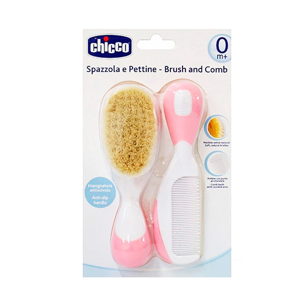 Chicco Brush &amp; Comb - Pink