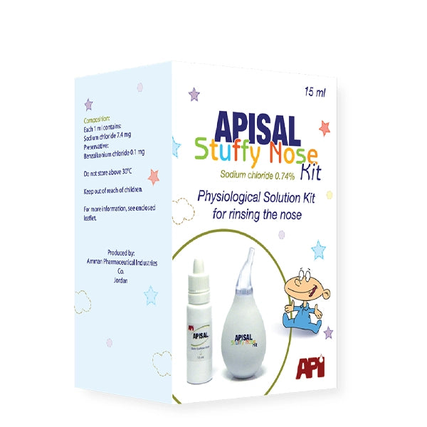 Apisal Stuffy Nose Nasal Drops 15ml