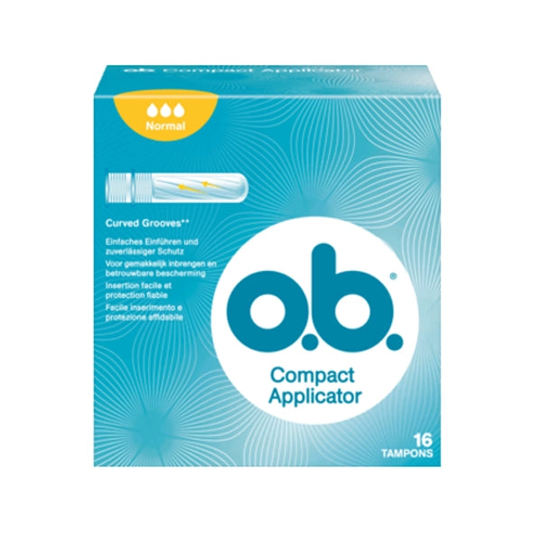 Ob Applicator Tampons Normal 16 Pcs
