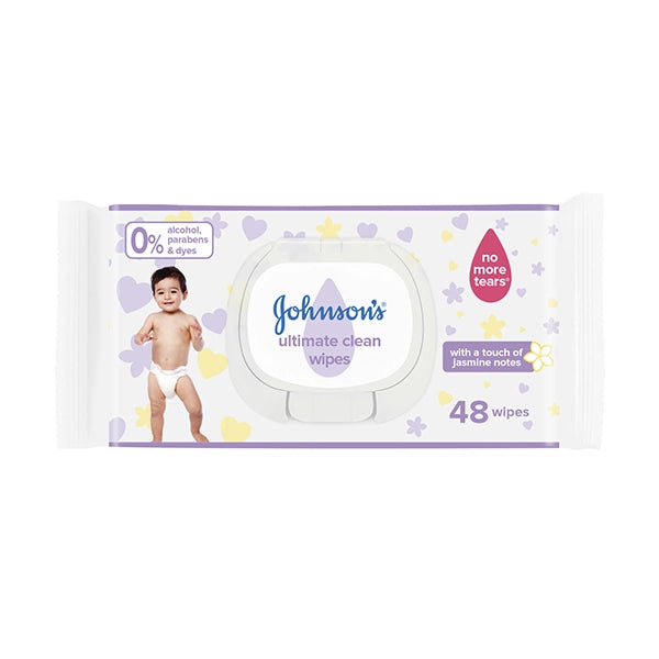 Johnson's Ultimate Clean Wipes 48 Pieces