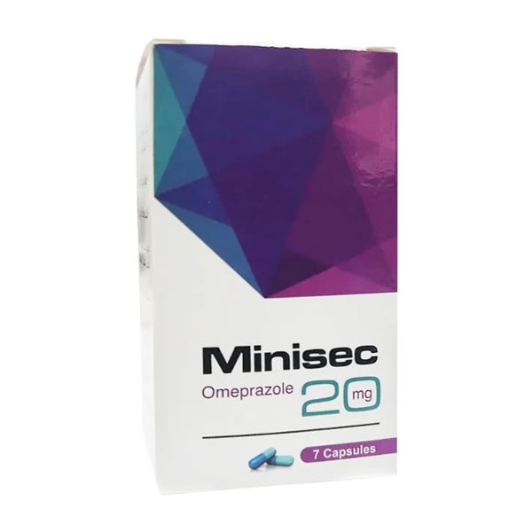 Minisec 20mg Capsules 7's