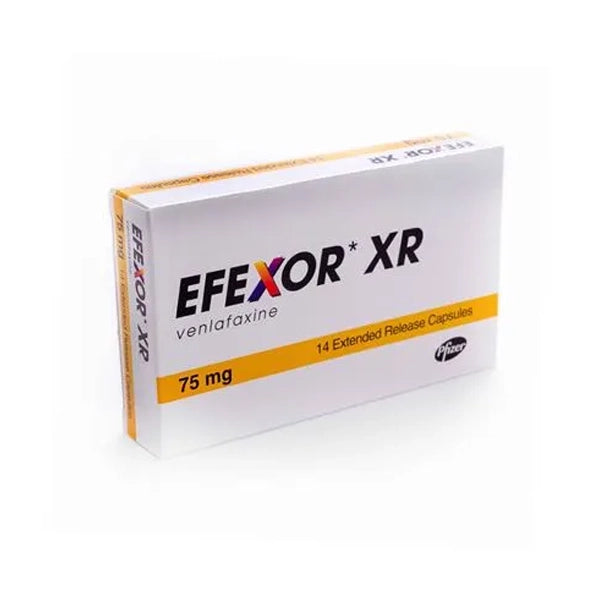 Efexor Xr 75mg Capsules 14's
