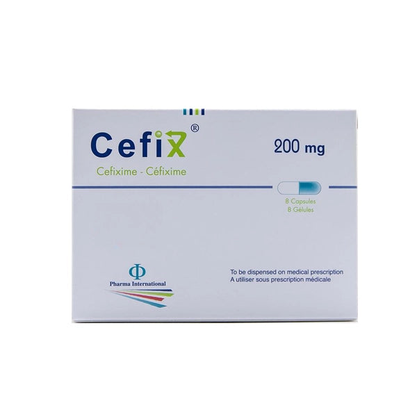 Cefix 200mg Capsules 8's