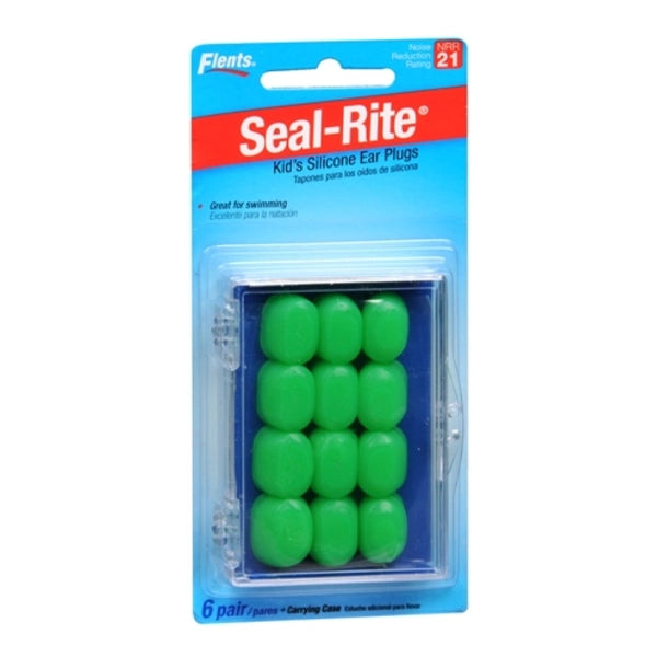 Ezy Dose Ear Plugs Kids 6 Pair + Case