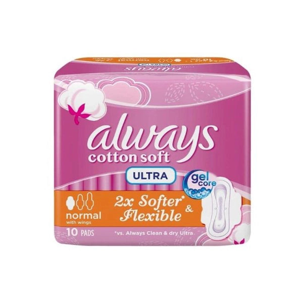 Always Ultra Cleo Regular 24x10's 
